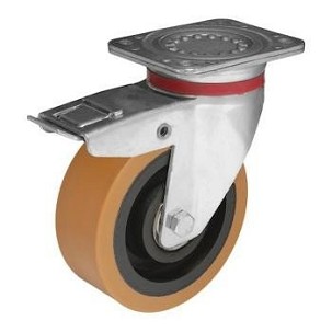 Forgó - fékes Nagy teherbírású ipari kerék 250 mm