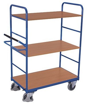 Magas polcos kocsi dead man's fékkel