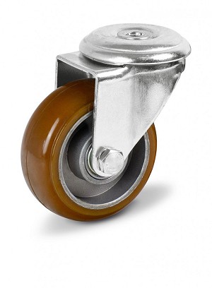 Hátfuratos Nagy teherbírású ipari kerék 125 mm