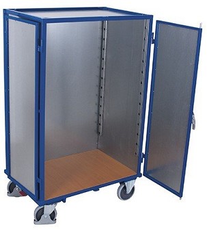 Polcos kocsi fixen hegesztett, 4 oldalfal