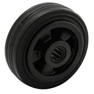 Műanyagfelnis tömörgumis kerék 160 mm