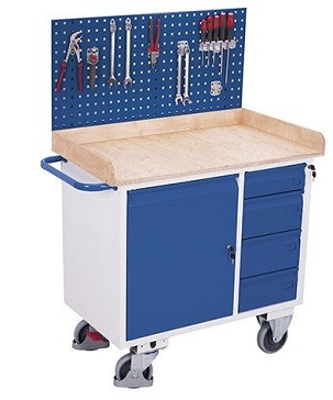 Szerszámfal magasított rakfelületű műhelykocsihoz