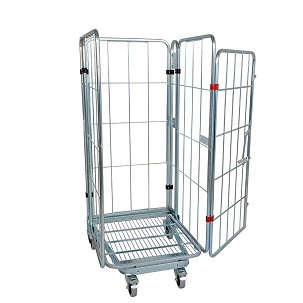 Összecsukható rolly kocsi 4 oldalfallal, 1450