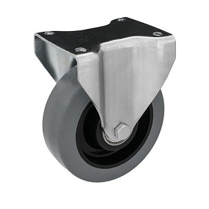 Fix Szürke gumis nyommentes kerék 125 mm