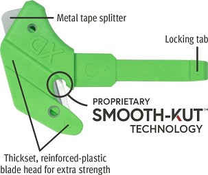 KLEVER Kleen XChange cserélhető fej biztonsági késekhez Zöld 