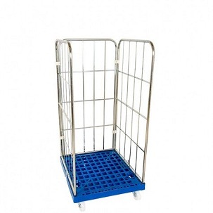 Rolly kocsi 3  oldalfallal 1350 - műanyag - zöld