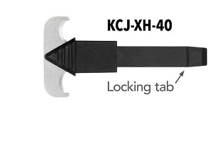 KLEVER Kleen XChange cserélhető, lekerekített, fém fej biztonsági késekhez Fekete 