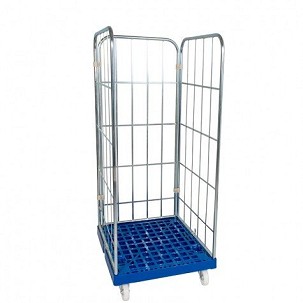 Rolly kocsi 3 oldalfallal 1460 - műanyag - szürke