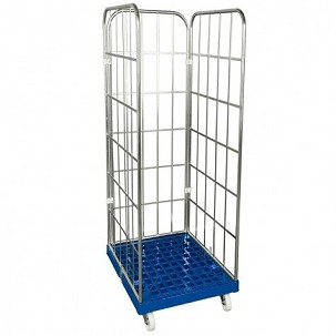 Rolly kocsi 3 oldalfallal 1650 - műanyag - piros