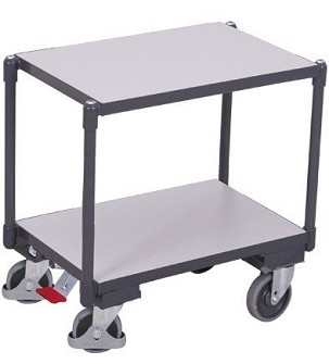 ESD Euro-System asztalkocsi EasySTOP-al és 2 rakfelülettel