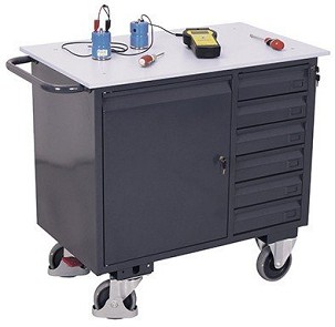 ESD műhelykocsi 6 fiókkal