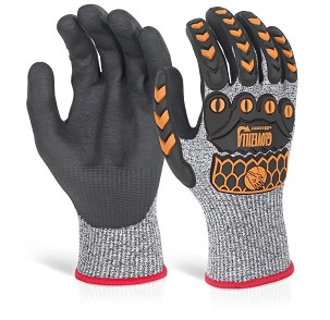 GLOVEZILLA NITRIL VÉDŐKESZTYŰ Szürke XL